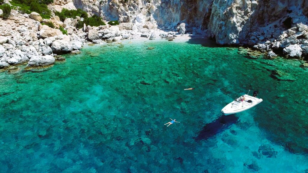 Private Poliegos Boat Tour and excursion from Sifnos Boat Rentals