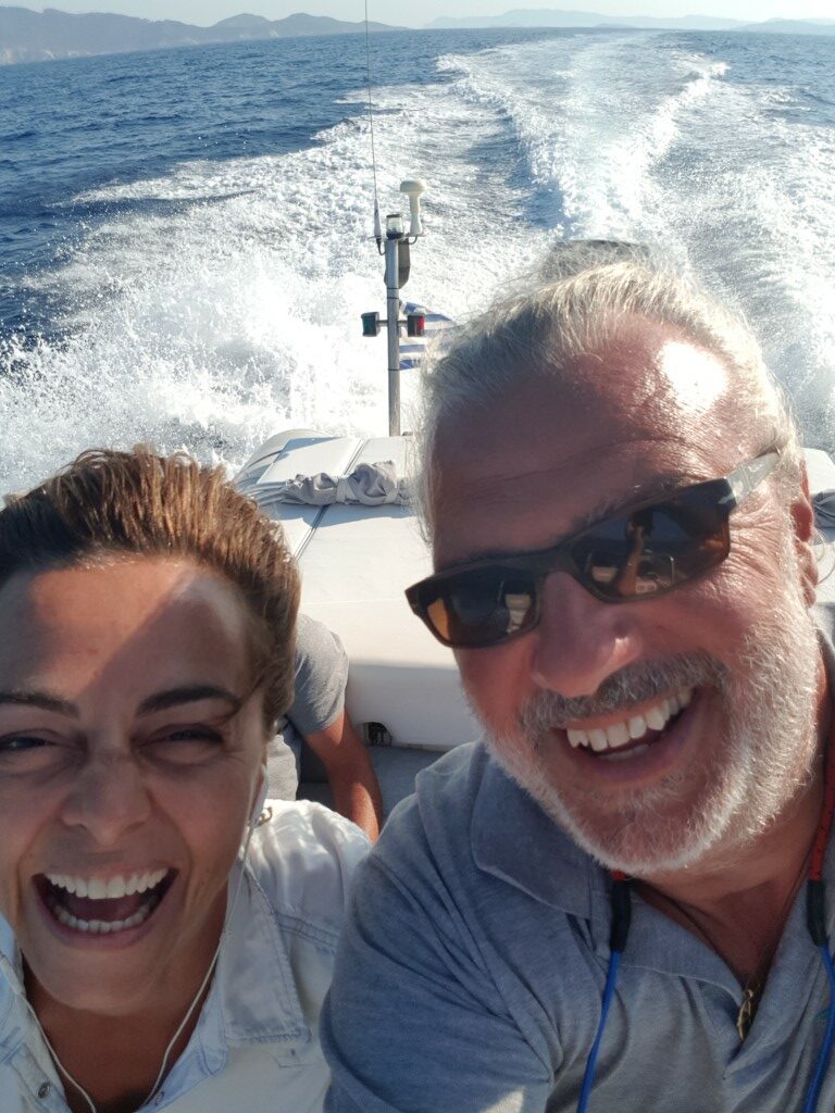 Skippered cruises in Greece with Riris Papatsarouchas boat skipper from Sifnos